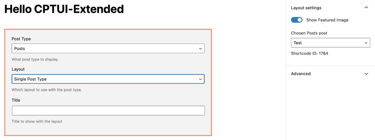 Single Post Type Layout - Pluginize Docs